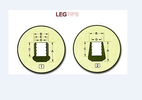 Rubber Leg Tips Round Models Image