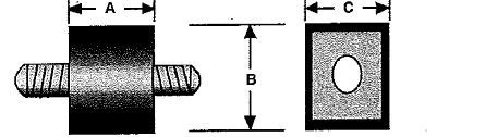 Rectangular Rubber Mounts Models